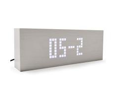 Gingko GK03W13 Umessage Click Clock - Reloj Digital, Color Blanco