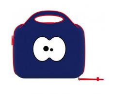 Fruitfriends FF3114Â â Fiambrera de Neopreno Azul y Rojo, 27Â x 25 x 5Â cm
