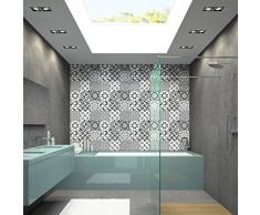 Ambiance-Live Pegatinas adhesivas de azulejos, Adhesivo de azulejos de cemento â Adhesivo de azulejos de cemento para pared baño y cocina 20 x 20 cm â 9 créditos adhesivos Azulejos multicolor