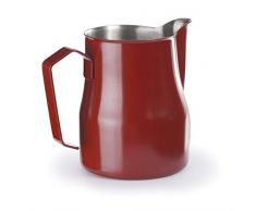 Lacor 58250 - Lechera para baristas en Acero Inoxidable 18/10, 05 L, Rojo