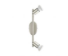 EGLO BUZZ-LED iluminación de pared Apto para uso en interior Metálico GU10 3 W - Lámpara (2 bombilla(s), 3 W, GU10, 3000 K, IP20, Metálico)