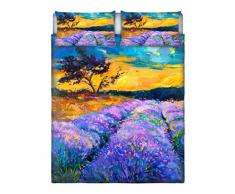 Sogni dAutore Sogni D Autore Set de Ropa de Cama (Hoja Plana 255x300cm + 2 Fundas Cojin 52x82cm con Solapa Interna), SD12, 100Â % AlgodÃ³n, Doble