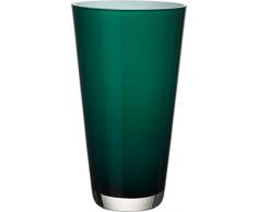 Villeroy & Boch Verso Jarrón Emerald Green, 38 cm, Vidrio, Verde