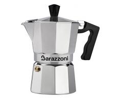 Barazzoni la cafetera colorata 1Â Taza, Aluminio, Gris, 6.6Â x 12.4Â x 13.1Â cm