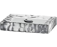 Gedy New Martina Jabonera, CerÃ¡mica, Plata, 9 X 13 X 2.3