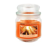 pajoma Vela aromÃ¡tica BlÃ¤tterzauber Sweet Christmas Edition en tarro de caramelo, 248 g, vela premium para cerrar, para unas 55 horas, vela perfecta para Navidad
