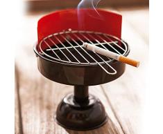 ootb - Cenicero para Barbacoa, Metal, Negro, 12 x 12 x 16 cm