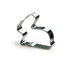 Kaiser Cookie Cutters Molde para Galletas con Forma de Conejo de Pascua, Acero Inoxidable