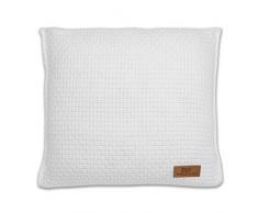 Babys Only Bebé Solo 171519 Resistente de Punto cojín con Relleno 40 x 40 cm Blanco