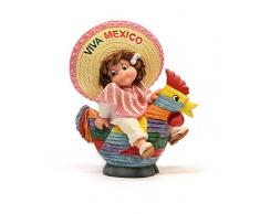 Nadal Figura Decorativa mi Nueva piñata, Resina, Multicolor, 8.00x10.50x12.50 cm