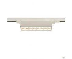 SLV Blanco Sistema Sight Move Dali led trifásico, Foco, proyector de Techo, iluminación de Interior / 3000 K 26 W 2700 LM Regulable 75 Grados