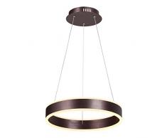 Interfan Lámpara Colgante 72 W, Marrón 40x40x120 cm