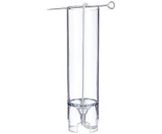 Rayher - Molde cilÃ­ndrico para Vela (1 Unidad), Transparente, 12 x 4 cm