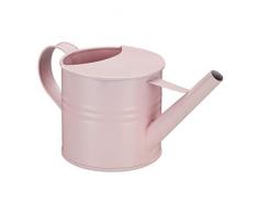 Relaxdays 1,3 litros, para Plantas de Interior, regadera Decorativa, Flores secas, Vintage, Metal pulverizado, Color Rosa, 1,3 Liter