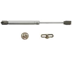 Hettich 100N Hidraulico Amortiguador 0062316 Resorte de Compresión para Puertas Armario Muelle Piston de Gas para Muebles de Cocina Elevación Neumática Potencia, Niquel, 0