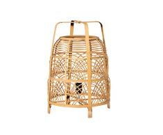 Adda Home Lampara Sobremesa Bambu Natural 37X37X52 Cm
