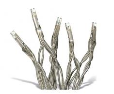 Best Season 499-26 - Cadena de Luces (para Interiores y Exteriores, 80 Bombillas led, 8 m, Cable Transparente)