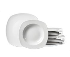 Ritzenhoff & Breker 593617 - Vajilla (12 Piezas), Color Blanco
