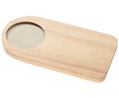 Tak Design Tabla de cortar, Madera, Gris cÃ¡lido, 27 mm X 15 mm X 1 mm