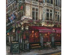 Melissa Sturgeon The Red Lion, Westminster Lienzo Impresiones, Multicolor 40Â x 40Â cm
