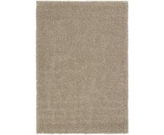 MiaÂ´s Teppiche Shaggy Alfombra de salÃ³n de Pelo Largo 35 mm, Polipropileno, Beige, 120x160 cm
