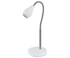 Eglo NAIRA - lámparas de mesa (Color blanco, IP20, II, LED, 2.38W, 3000K)