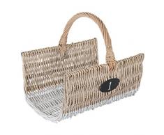 Clayre & Eef 6RO0368L - Revistero (45 x 37 x 21 cm, Altura: 41 cm)