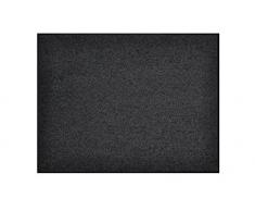 Deco-Mat Alfombrilla déco 300158 Eco Uni Antideslizante y Lavable, Ideal para la Entrada, el Armario o la Cocina, 57 x 75 cm, Negro