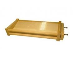 Guitarra cortador en marco de madera de haya maciza en la que son tan hecho, Paralelo, por ambos lados, de hilos Tesi y ajustable con tornillos. Ideal para fettuccine para espaguetis, tallarines.