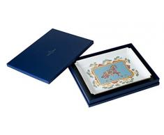 Villeroy & Boch Samarkand Aquamarina Gifts Plato Decorativo Grande, Porcelana Bone China, Cian