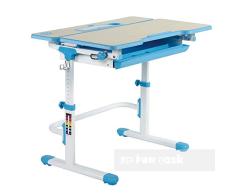 FD FUN DESK Lavoro L Blue Infantil (Altura Ajustable, Escritorio niños), Color Azul, 794 x 608 x 540-720 mm