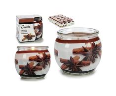 BigBuy Home S3606402 Vela Perfumada Canela, MarrÃ³n