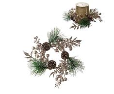 DCASA, Corona para Vela, colecciÃ³n Navidad