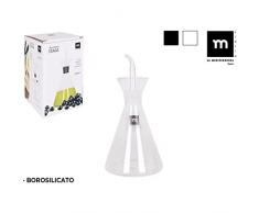 La MediterrÃ¡nea DOSIFICADOR 500CC Aceitera, Iraia Vidrio de Borosilicato, Capacidad 500 CC, Cristal, Multicolor