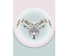 Komar Wandbild Von Capricorn | Poster, Bild, Wohnzimmer, Schlafzimmer, Dekoration, Kunstdruck | ohne Rahmen | P090-30x40 fotomural, carbÃ³n