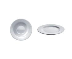 Alessi AJM28/2 Juego de cuencos Alrededor Porcelana Blanco cuenco - Cuencos (Juego de cuencos, Alrededor, 4 personas(s), Porcelana, Blanco) + Alessi AJM28 1 Platebowlcup - Plato llano