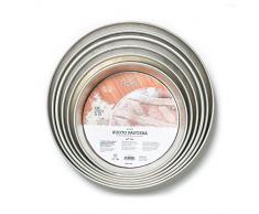 DECORA Gira para decoración de pasteles Pascua, placa Wet estaño, plata, 24 cm