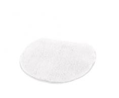 Kleine Wolke 8888114104 Soft - Alfombrilla de WC (47 x 50 cm), Color Blanco