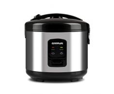 G3 Ferrari Risocotto - Arrocera (Negro, Acero inoxidable, 1,8 L, Acero inoxidable, 700 W, 220-240 V, 50-60 Hz)