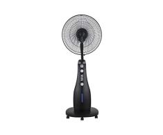 SHE SHE40ST2001SMF - Ventilador de refrigeraciÃ³n para fregadero, 80 W, 3 velocidades, funciÃ³n de giro, temporizador, diseÃ±o elegante, color negro