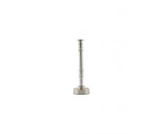 House Doctor, Candelabro de Aluminio Oxidado Plateado, 20 cm de Altura, 6 cm de diÃ¡metro