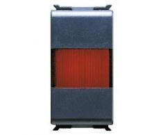 Gewiss GW30611 Rojo - Lámpara LED (Rojo, Negro)