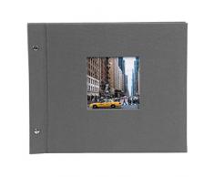 Goldbuch Bella Vista - Álbum de Fotos (Lino, 30 x 25 cm), Color Gris