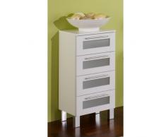 Simply Elan cajón Armario, Estructura aglomerado, Color Blanco, 31,5 x 35,2 x 82 cm