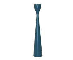 Freemover Rolf - Candelabro (Madera de Haya, 38 cm), Color Azul