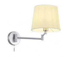 Trio Lighting Aplique Decorativo Moderno Lyon, incluida, Apto para Bombillas LED retrofit, NÃquel mate