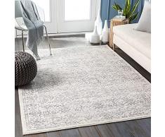 Surya Roma - Alfombra Tradicional (160 x 216 cm), Color Blanco y Gris