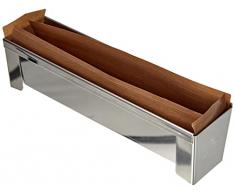 DE BUYER Molde para cafÃ© de Viaje, Desmontable 23x5,5x5 con Tejido de cocciÃ³n Reutilizable, Acero Inoxidable