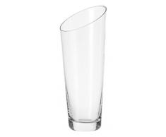 Leonardo Dynamic Vidrio Transparente jarron - Jarrones (Conical-shaped vase, Vidrio, Transparente, Interior, 120 mm, 115 mm)