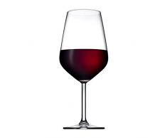 Pasabahce Set 6 Copas de Cristal Allegra Cl49 DecoraciÃ³n de Mesa, Multicolor, One Size, 6